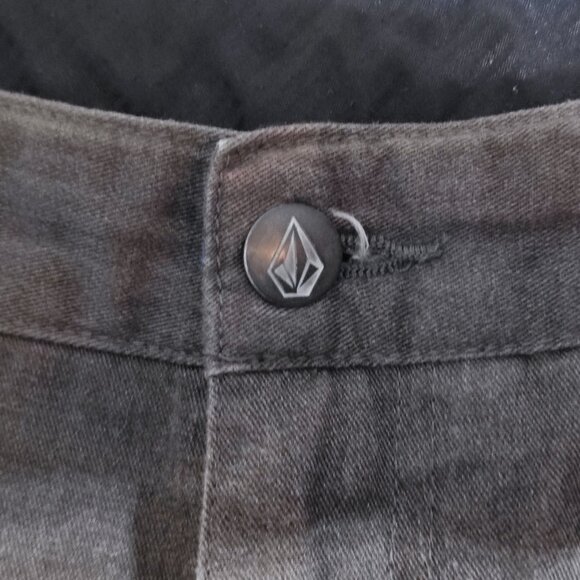 Volcom pants men's size 36X32 grey colour Vmonty straight lag Style# 11133S1 - Picture 8 of 14